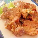 塩麹で下味！豚肉ロースのソテー